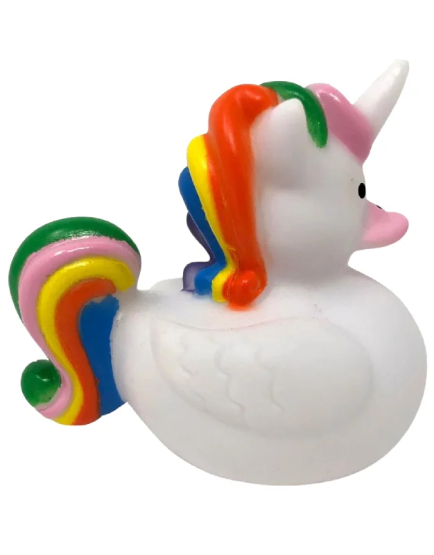 Bath Time Unicorn Duck 6cm Toy Dynamic Men's Glow