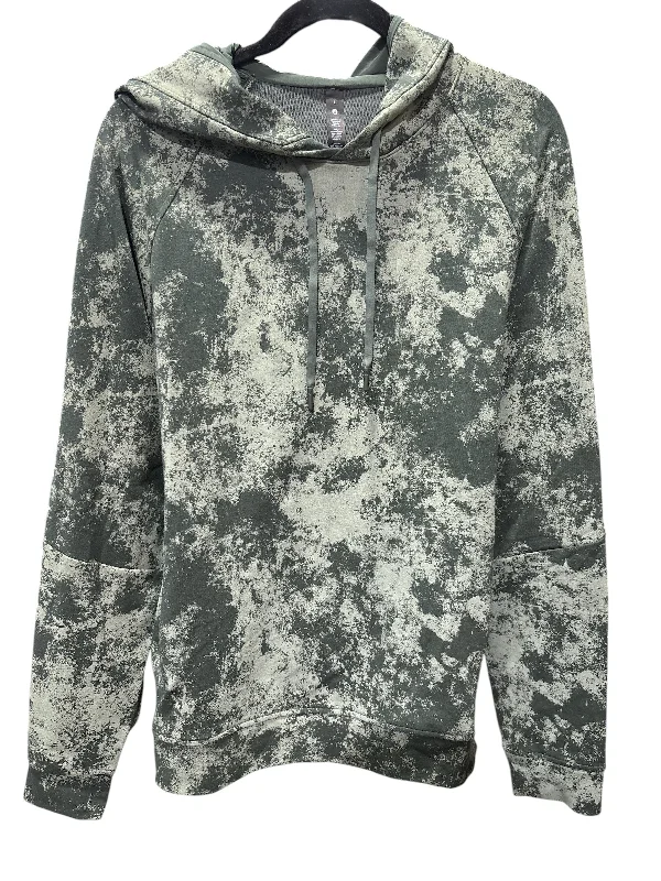 Athletic Sweatshirt Hoodie By Lululemon In Green, Size: L Hip Men's Retro