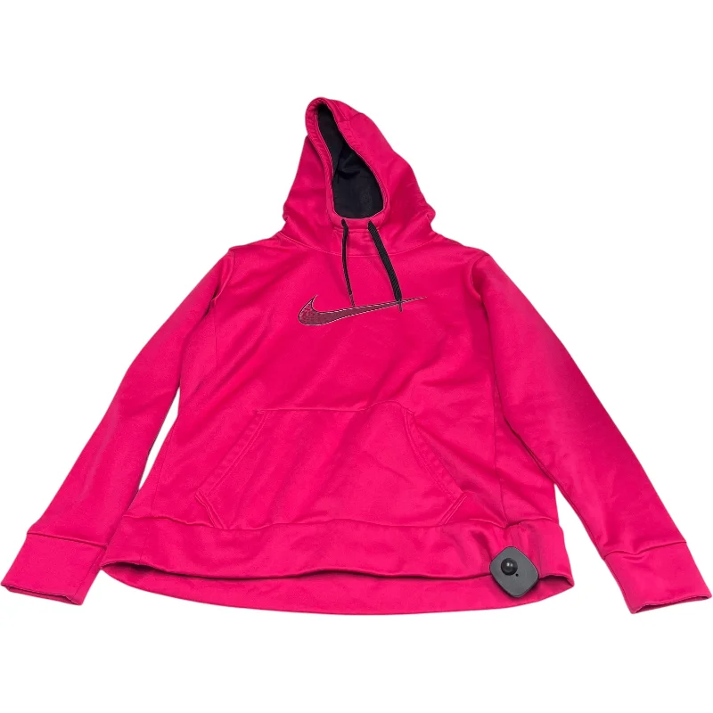 Athletic Sweatshirt Hoodie By Nike Apparel In Pink, Size: M Polished Men's Silk