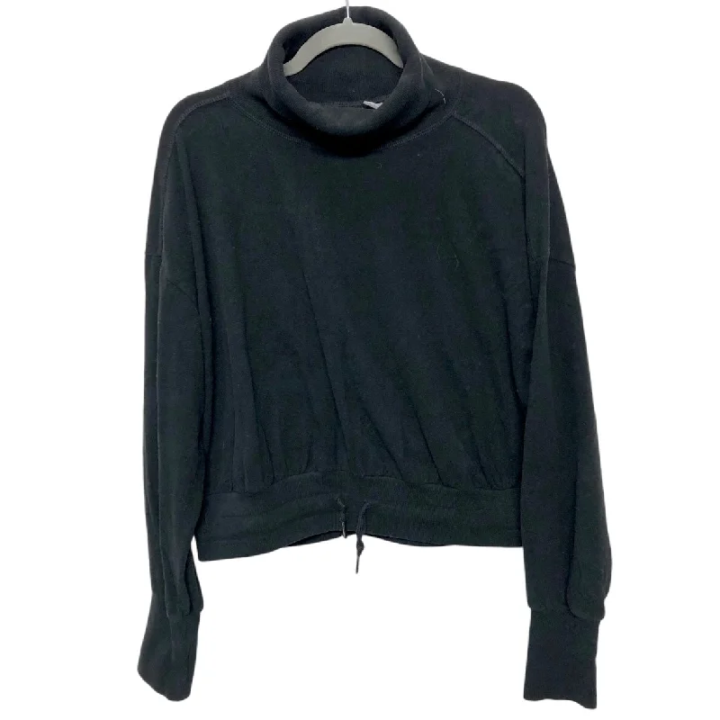Athletic Sweatshirt Collar By Sweaty Betty In Black, Size: 12p Elegant Men's Cashmere