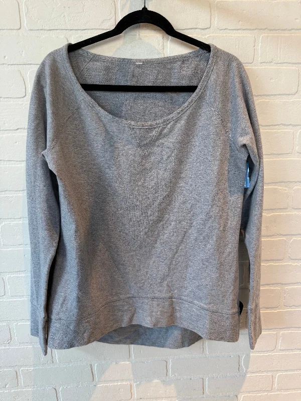Sweatshirt Crewneck By Lululemon In Grey, Size: M Artistic Men's Avant