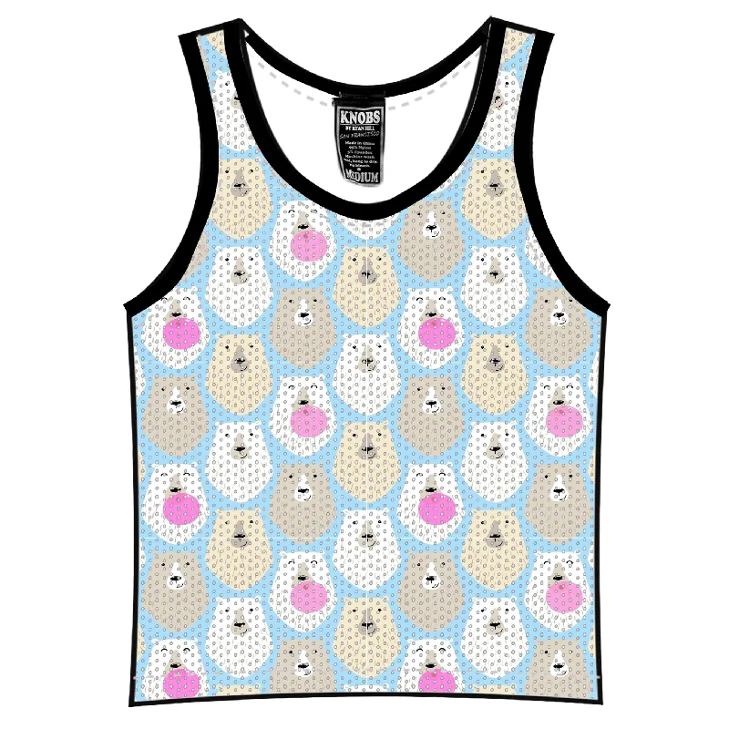 Knobs Bears tank mesh sky blue Classic Men's Pin