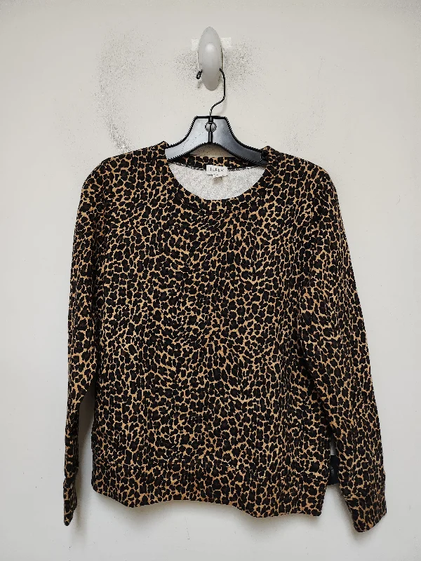 Sweatshirt Crewneck By J. Crew In Animal Print, Size: Xs Dapper Men's 1920S