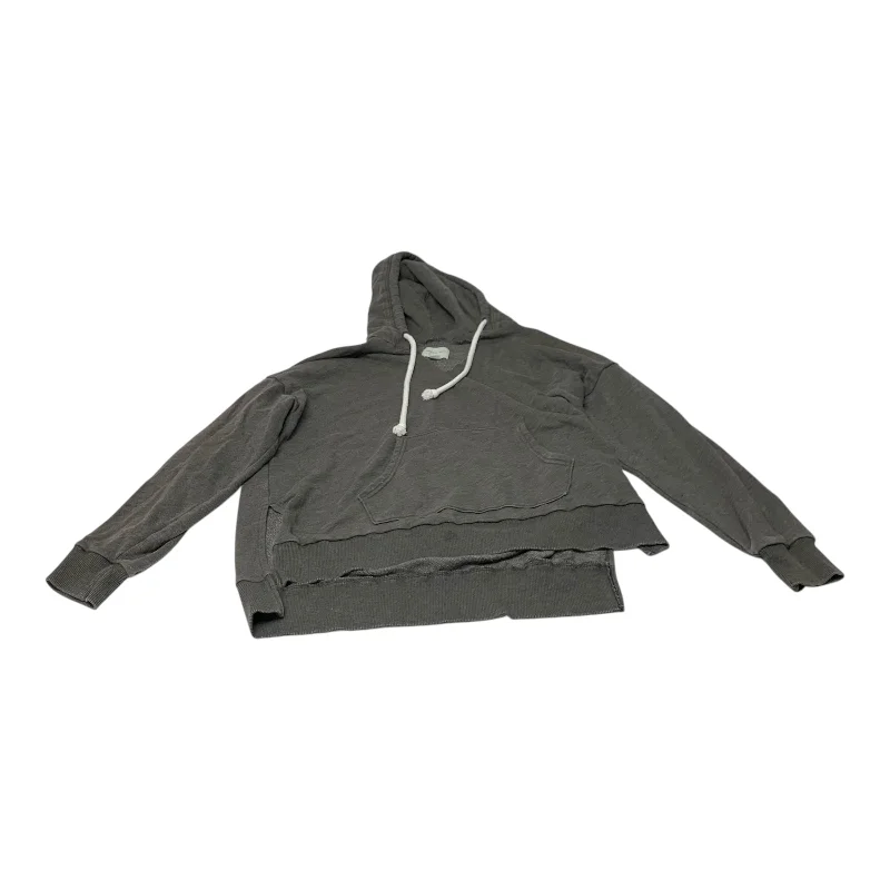Sweatshirt Hoodie By American Eagle In Grey, Size: S Beach