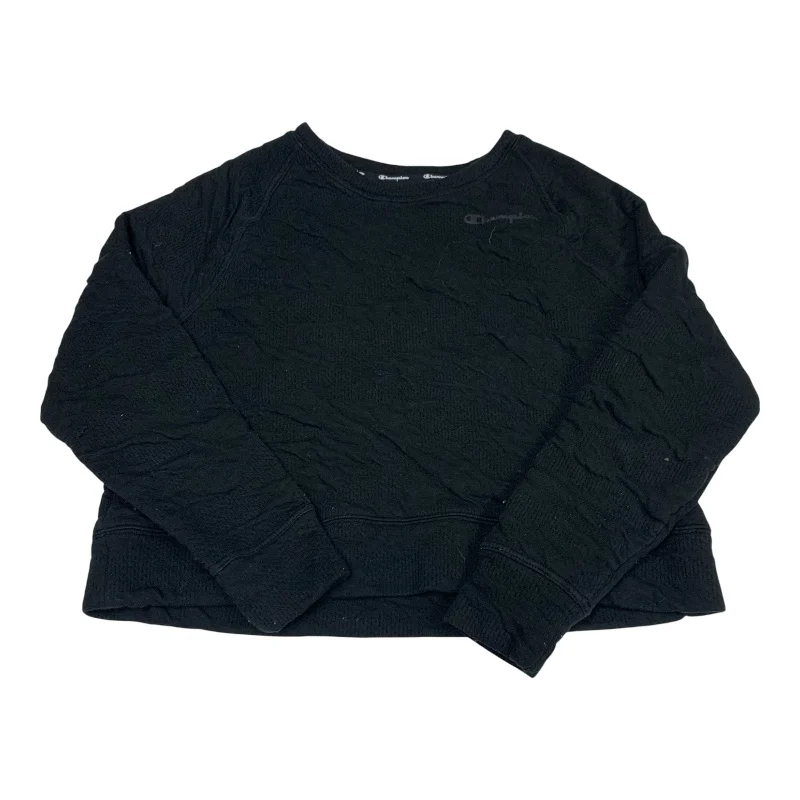 Sweatshirt Crewneck By Champion In Black, Size: S Refined Men's Classic 