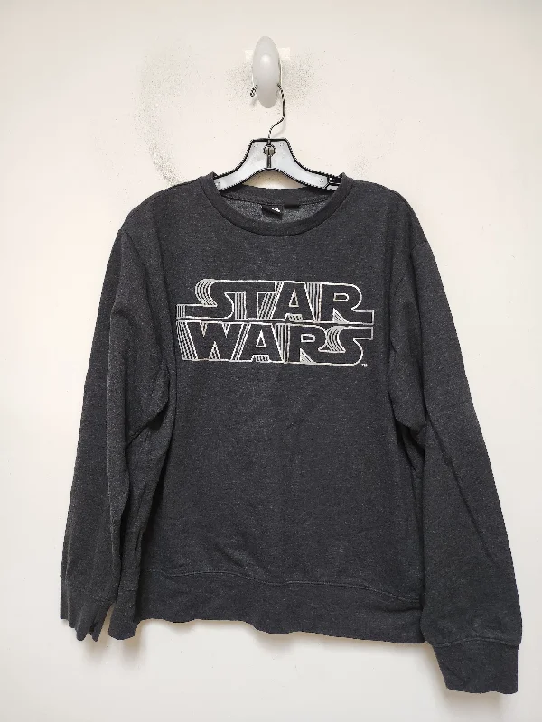 Sweatshirt Crewneck By Clothes Mentor In Grey, Size: M Vacation