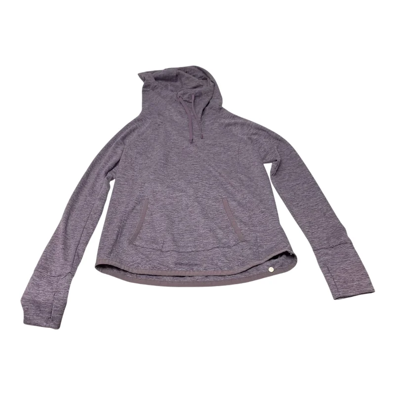 Athletic Sweatshirt Hoodie By 90 Degrees By Reflex In Purple, Size: S Masculine Men's Thick