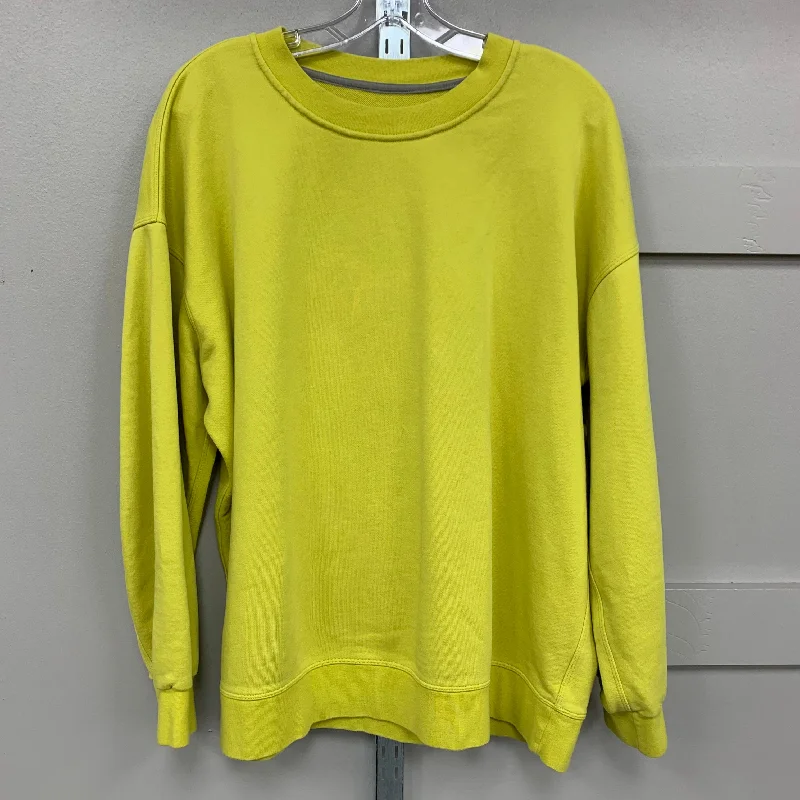 Sweatshirt Crewneck By Lululemon In Yellow, Size: L Earthy Men's Hemp