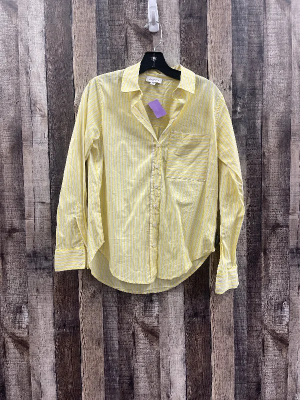 Yellow Top Long Sleeve Evereve, Size Xs Dynamic Men's High