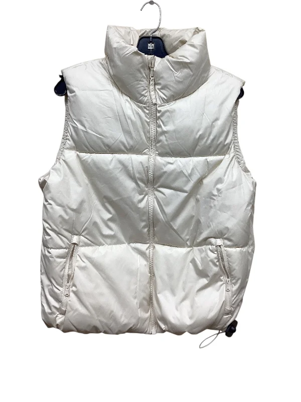 Vest Puffer & Quilted By Old Navy In White, Size: S Cozy Men's Sherpa