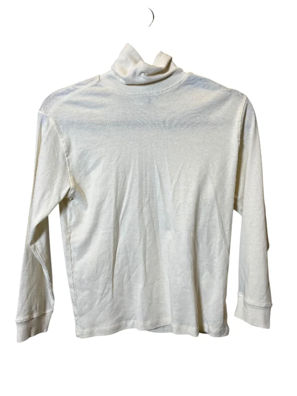Sweatshirt Collar By Zara In Cream, Size: S Monochromatic Office Style
