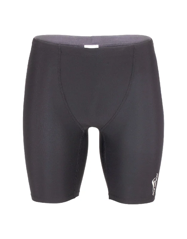 Boys Sporty Swim Jammer - Black Rugged Men's Outdoor 