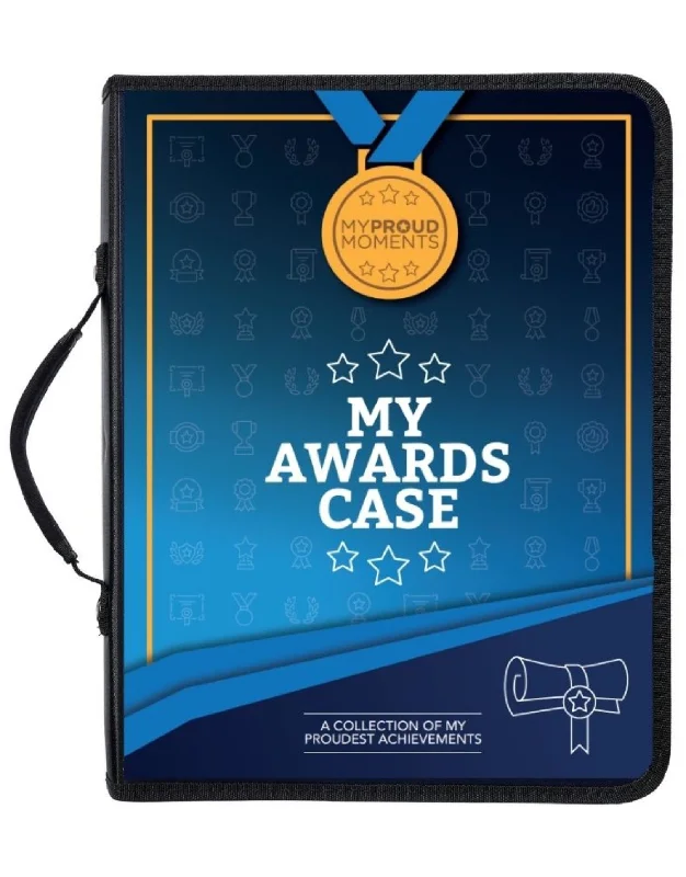 Medal, Badge & Certificate Case - Blue Dynamic Men's High