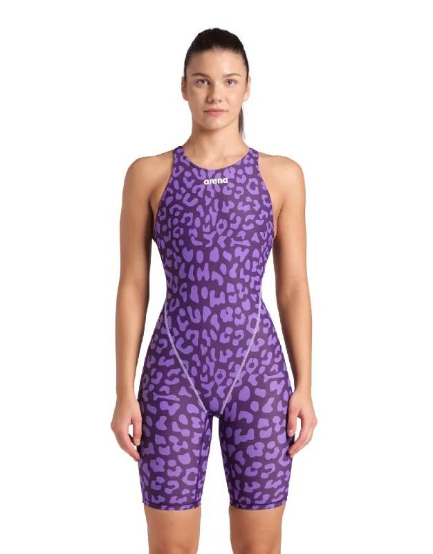 Limited Edition Powerskin ST NEXT Open Back - Leopard Skin Violet Stylish Men's Tropical 