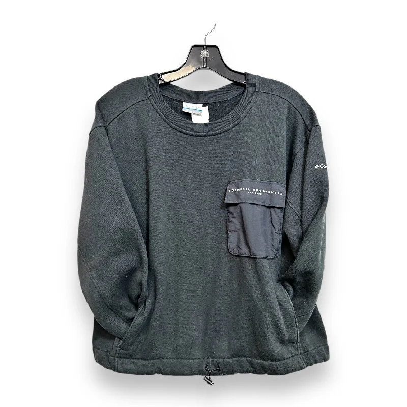 Sweatshirt Collar By Columbia In Black, Size: L Preppy Men's College