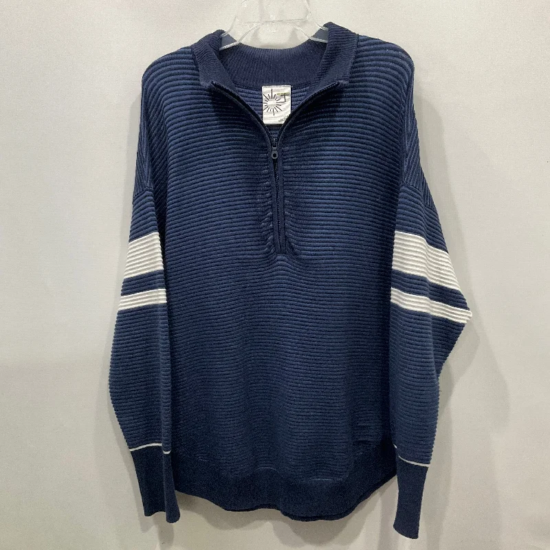 Sweatshirt Crewneck By Aerie In Blue, Size: L Hip Men's Urban
