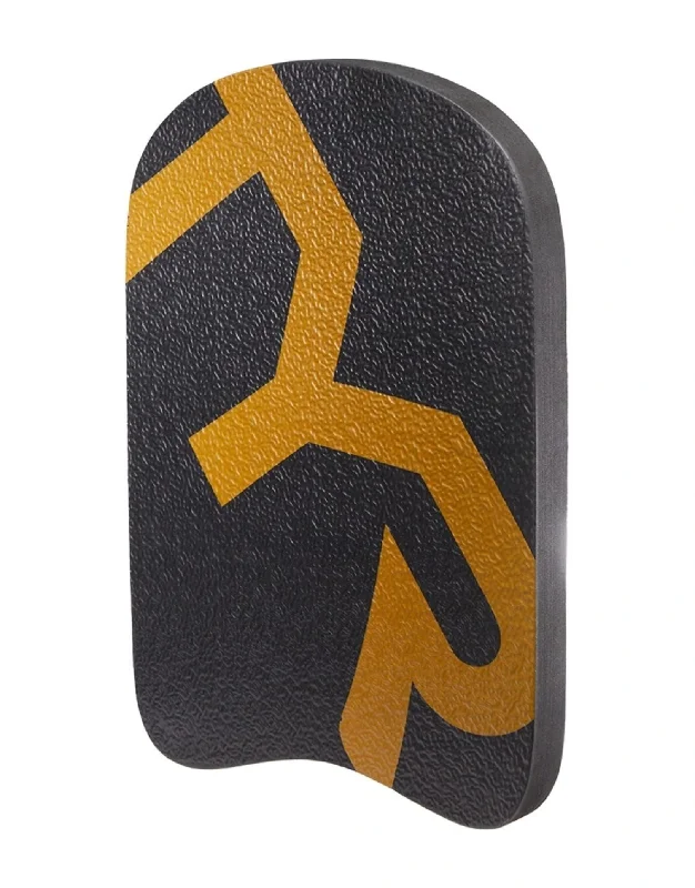 Junior Classic Kickboard Swim Float - Limited Edition - Black/Gold Unique Men's Patch