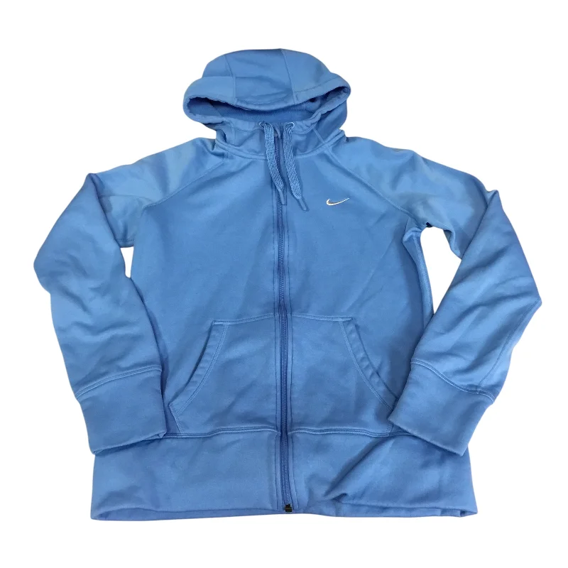 Athletic Sweatshirt Hoodie By Nike Apparel In Blue, Size: M Tailored
