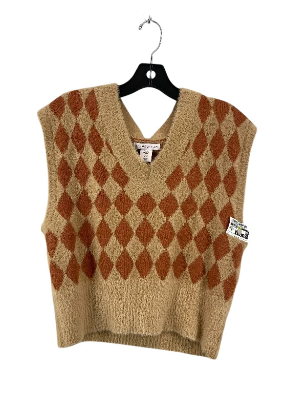 Vest Sweater By Clothes Mentor In Brown, Size: Xs Relaxed Men's Australian 