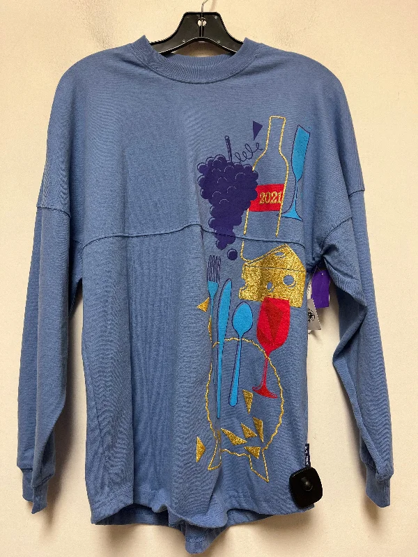 Blue Top Long Sleeve Walt Disney, Size Xs Beach