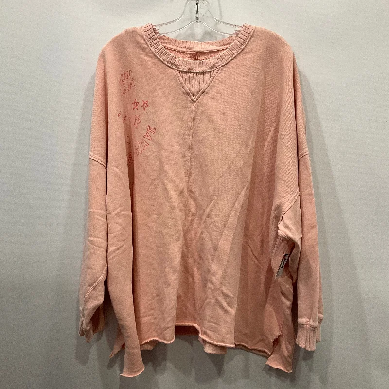 Sweatshirt Crewneck By Aerie In Pink, Size: Xxl Masculine Men's 