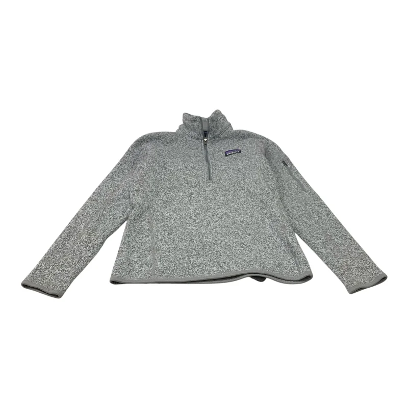 Sweatshirt Collar By Patagonia In Grey, Size: S Adventure