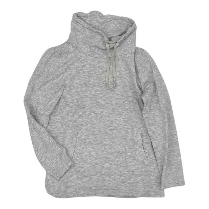 Sweatshirt Hoodie By J. Jill In Blue & Grey, Size:Mp Modern Men's Tech