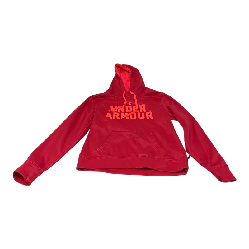 Athletic Sweatshirt Hoodie By Under Armour In Red, Size: S Dapper Men's Bow