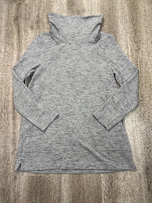 Sweatshirt Collar By Chicos In Grey, Size: S Unique Men's Patch