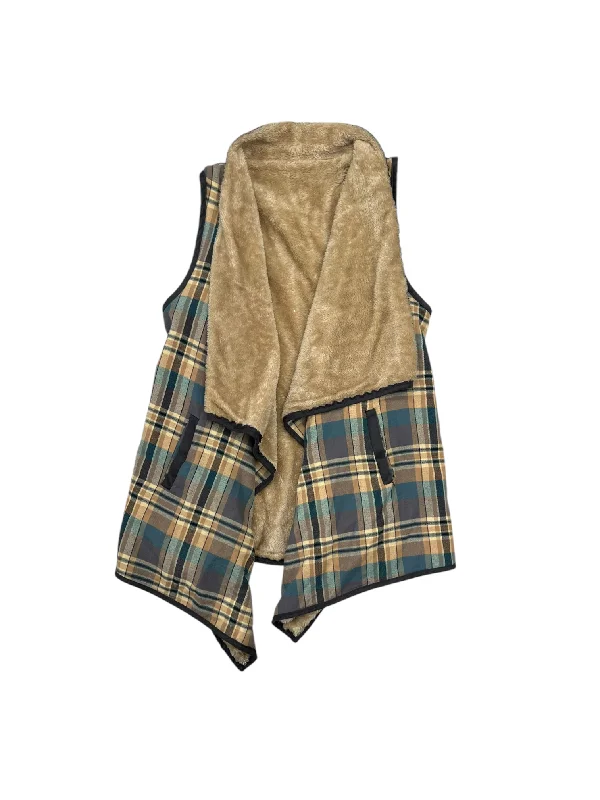 Vest Other By Clothes Mentor In Plaid Pattern, Size: M Monochromatic All