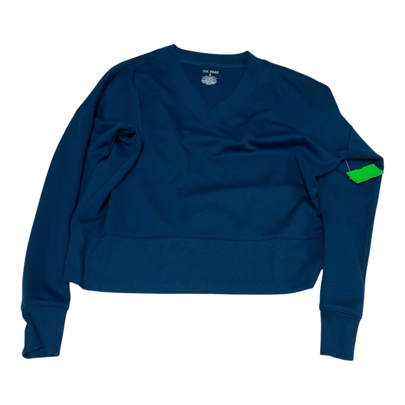 Athletic Sweatshirt Crewneck By Tek Gear In Blue, Size: S Streetwear Style