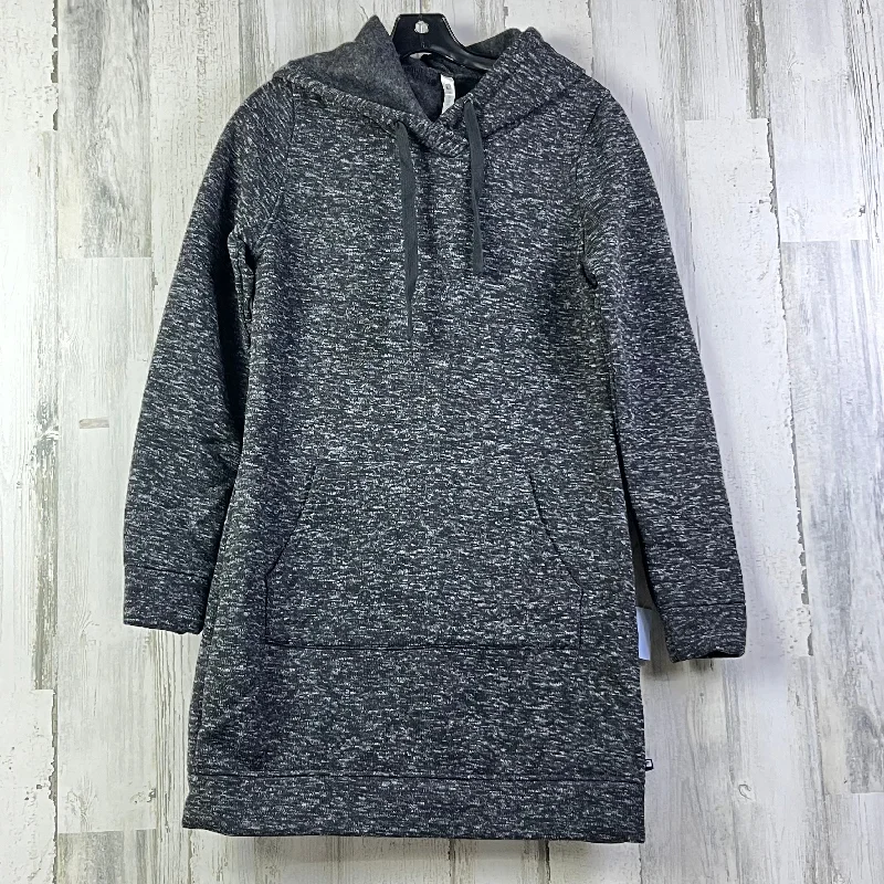 Athletic Sweatshirt Dress By Fabletics In Grey, Size: S Casual Men's Loose