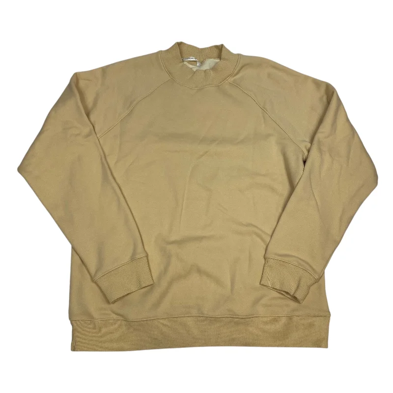 Athletic Sweatshirt Crewneck By Fabletics In Yellow, Size: M Casual Men's Short