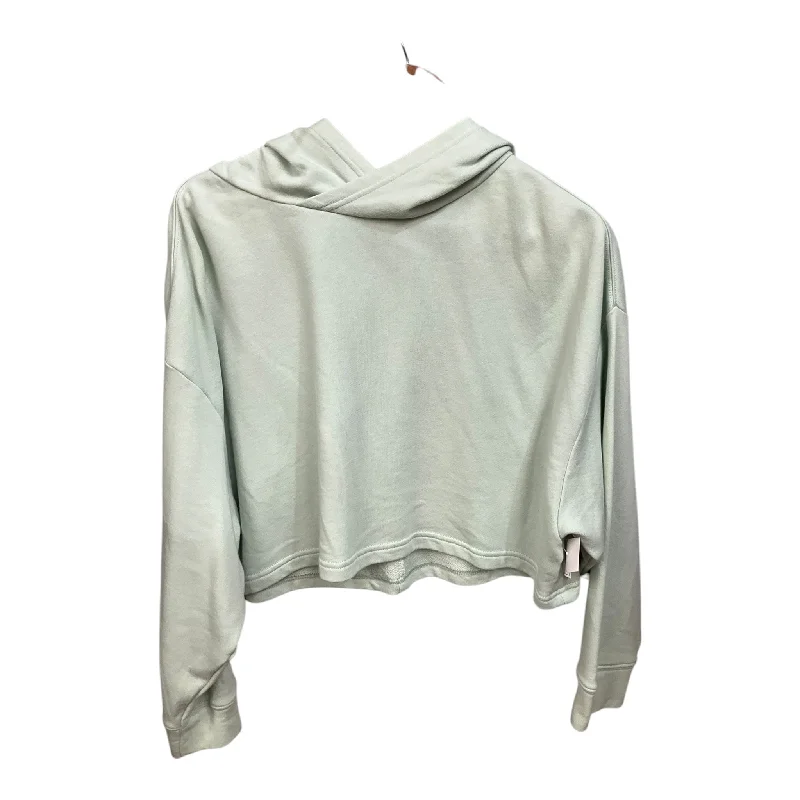 Athletic Sweatshirt Hoodie By Fabletics In Sage, Size: S Refined Men's Velvet