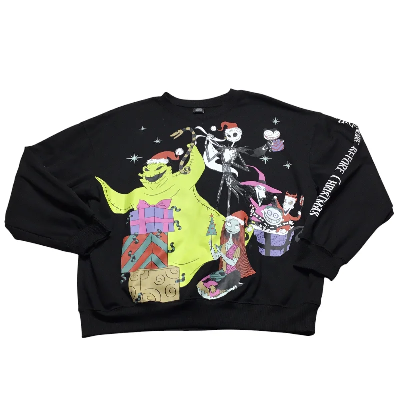 Sweatshirt Crewneck By Clothes Mentor In Black, Size: L Hip Men's Urban