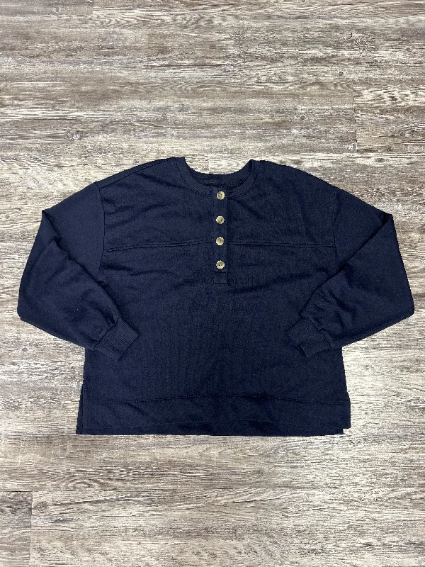 Sweatshirt Crewneck By Lou And Grey In Blue, Size: S Edgy Men's Punk