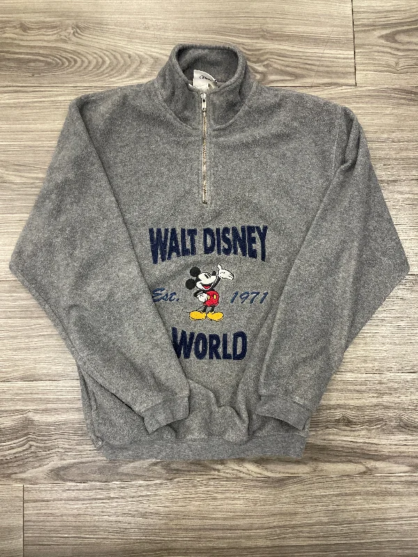 Sweatshirt Collar By Disney Store In Grey, Size: S Organic