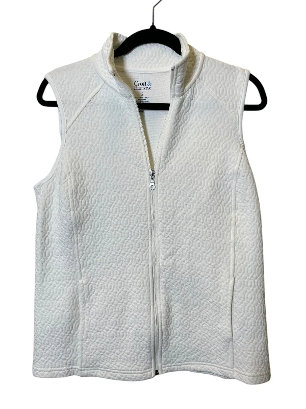 Vest Other By Croft And Barrow In White, Size: S Streetwear Style