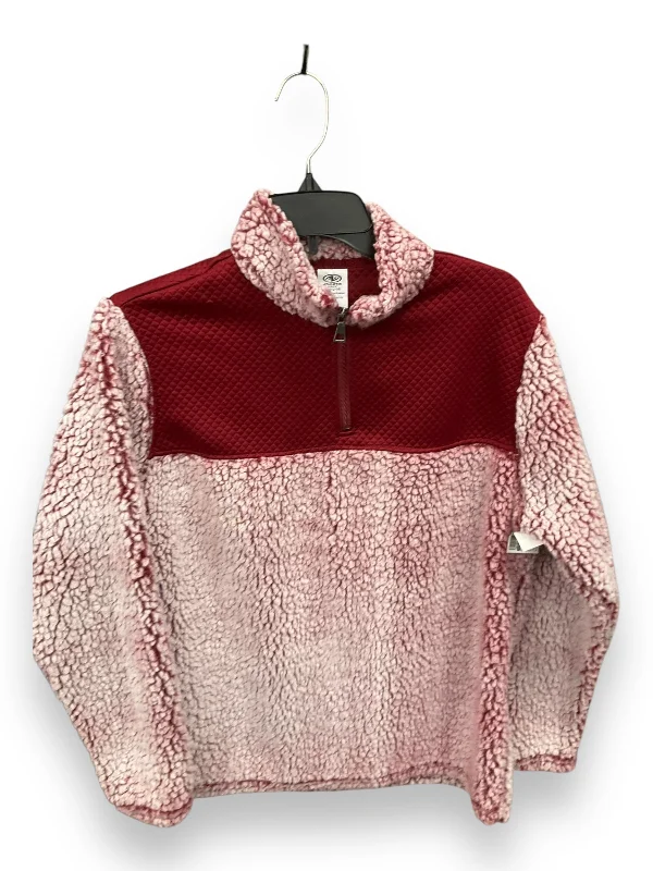 Athletic Sweatshirt Crewneck By Athletic Works In Burgundy, Size: L Modern Men's 