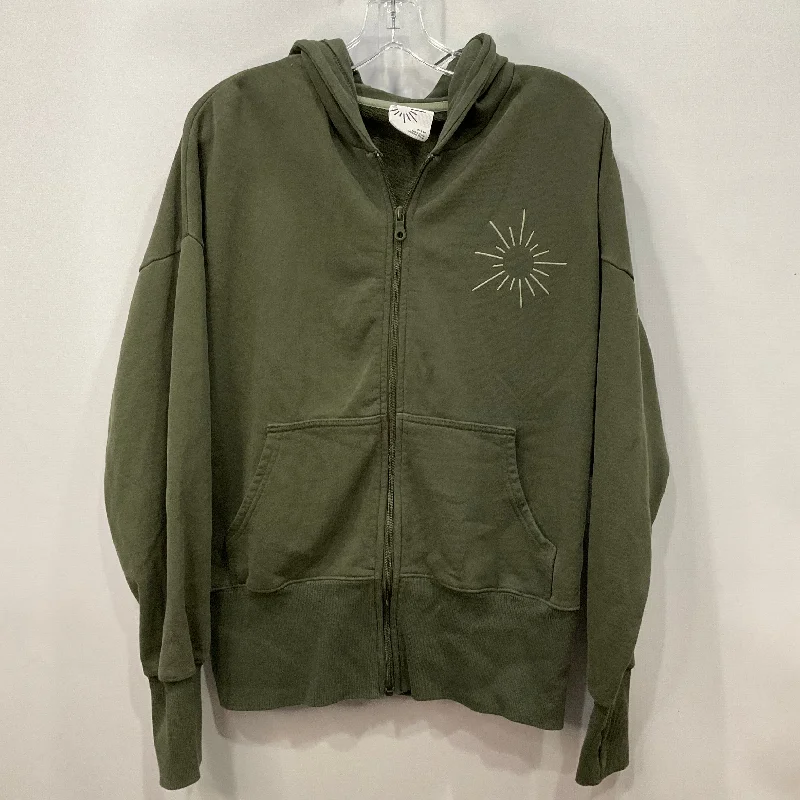 Sweatshirt Hoodie By Aerie In Green, Size: M Laid