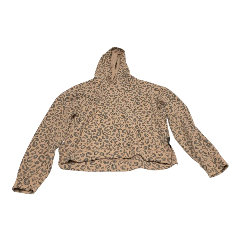 Sweatshirt Hoodie By Abercrombie And Fitch In Animal Print, Size: M Unique Men's Upcycled