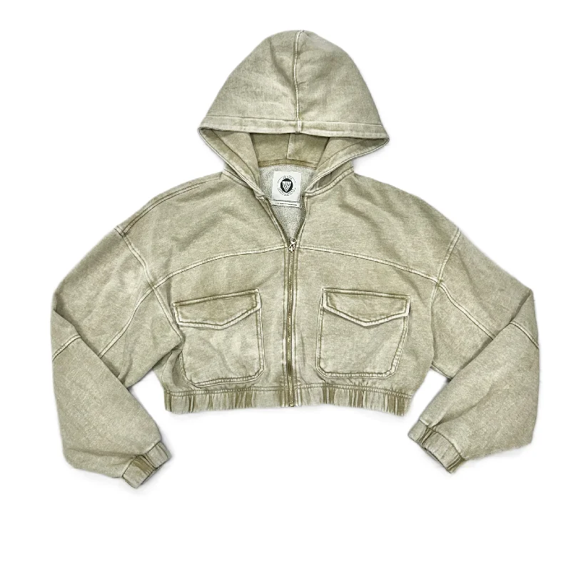 Sweatshirt Hoodie By Urban Outfitters In Green, Size: L Elegant Men's Formal 