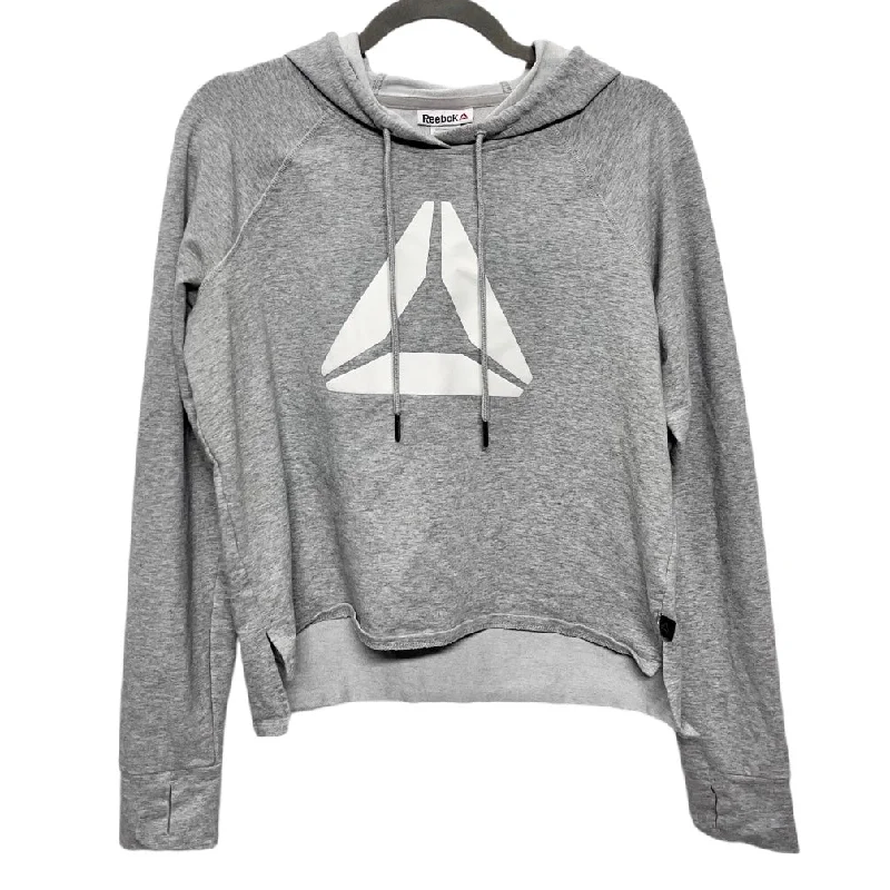 Sweatshirt Hoodie By Reebok In Grey, Size: M Tough Men's Military