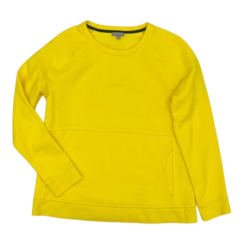 Sweatshirt Crewneck By Talbots In Yellow, Size:S Beach