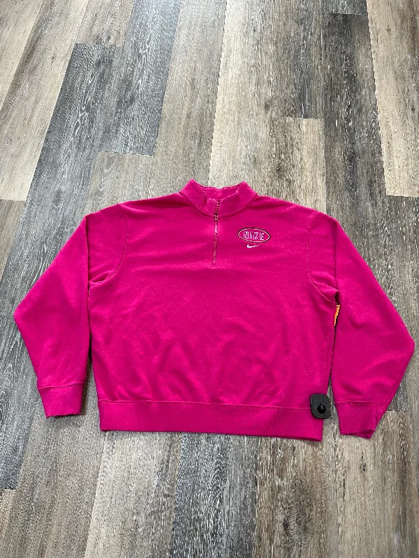 Athletic Sweatshirt Collar By Nike Apparel In Pink, Size: S Refined Men's Hand