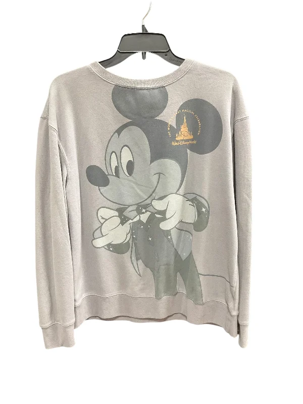 Sweatshirt Crewneck By Clothes Mentor In Grey, Size: M Bold Men's Animal