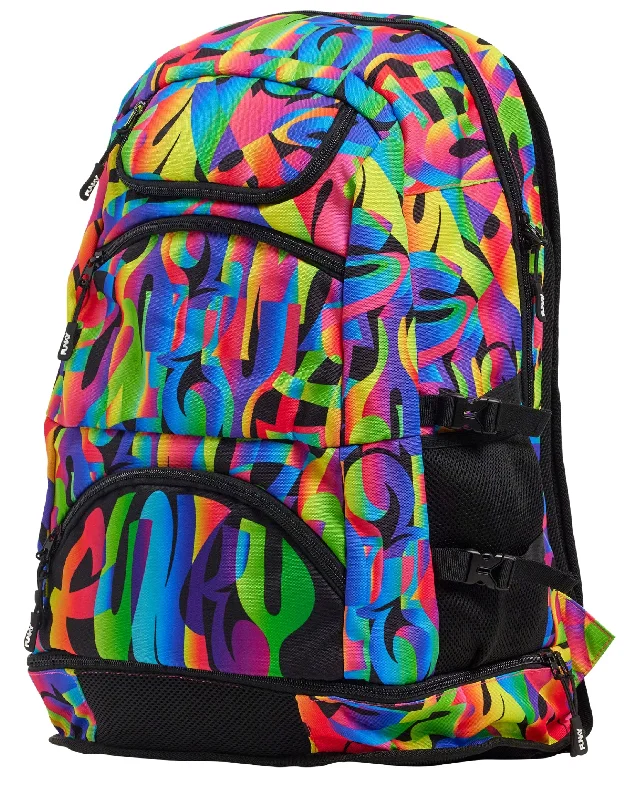 Colour Funk Elite Squad 36L Backpack - Black/Multi Adventure