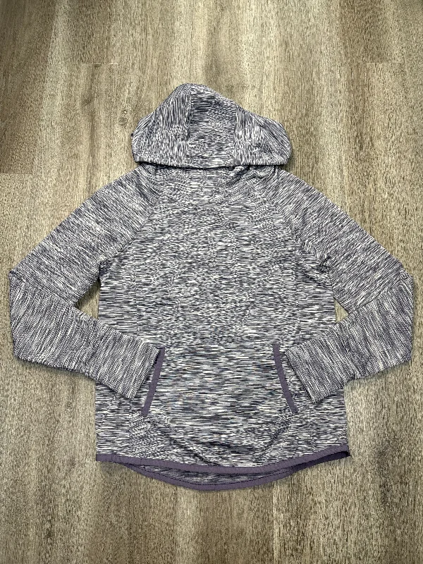 Athletic Sweatshirt Hoodie By 90 Degrees By Reflex In Purple, Size: M Tough Men's Tactical