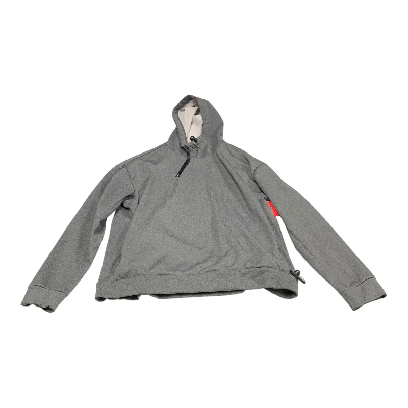 Athletic Sweatshirt Hoodie By Nike Apparel In Grey, Size: M Cozy Men's Winter