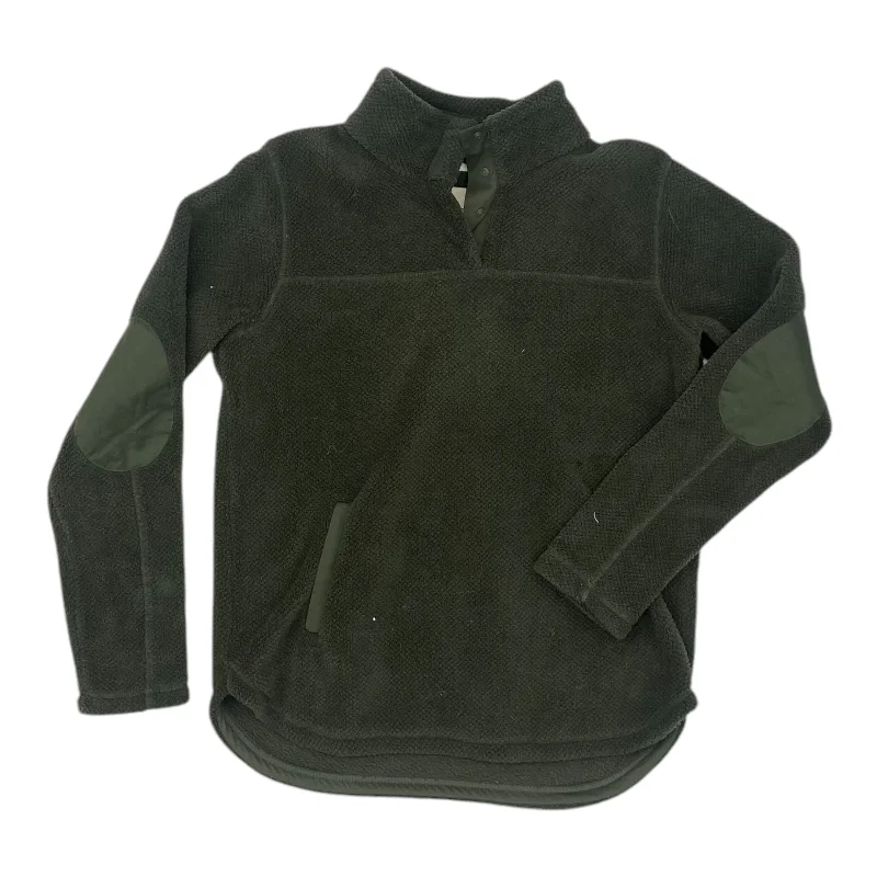 Sweatshirt Collar By Thread And Supply In Green, Size:S Trendy Men's Scandinavian
